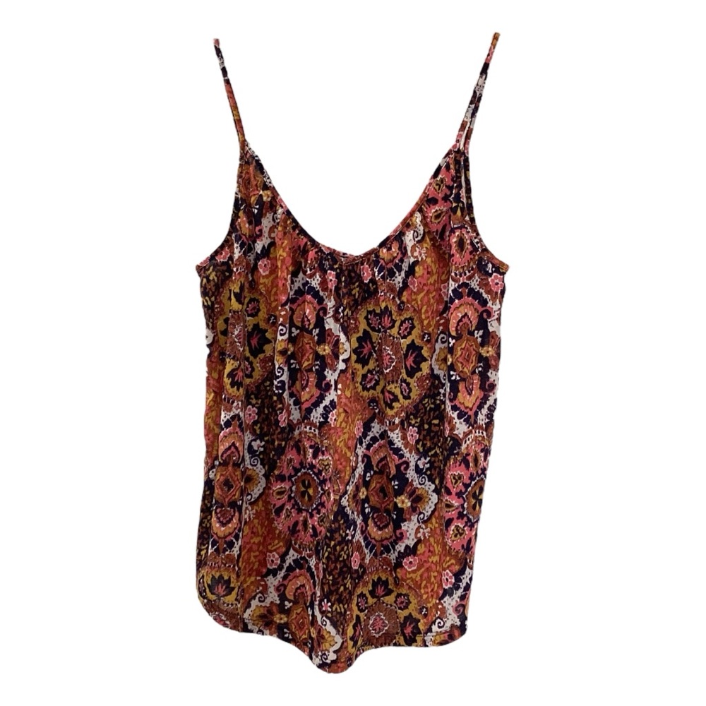 H&M Boho Floral Paisley Print Tank Top